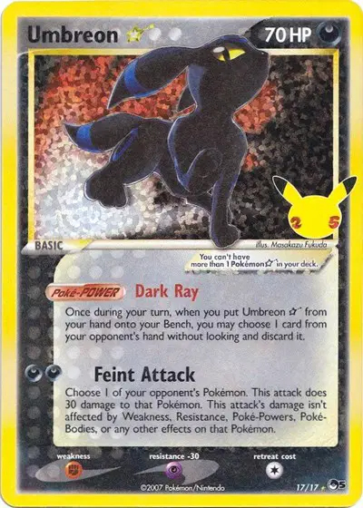 Umbreon Gold Star