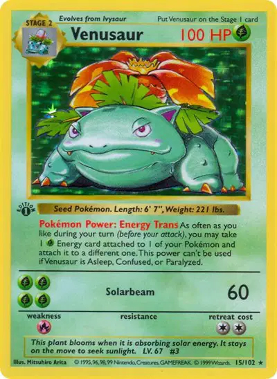 Venusaur 1st Edition