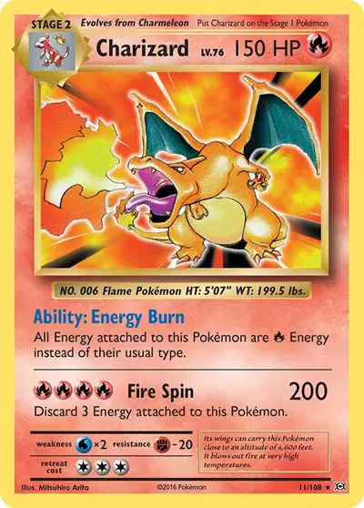 Charizard 11/108 (RH)