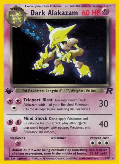 Dark Alakazam 1/82 ULT. (Holo)