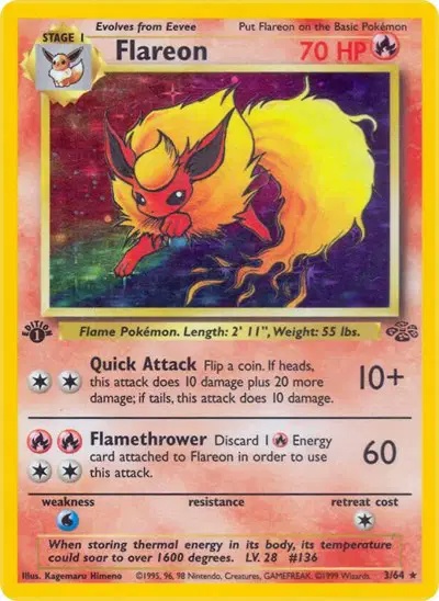 Flareon 3/64 ULT. (Holo)