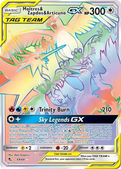 Moltres Zapdos Articuno GX 69