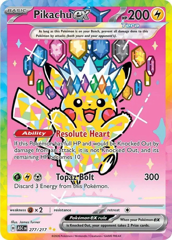 Pikachu ex 277/217