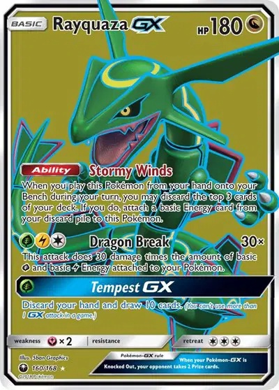 Rayquaza GX 160/168