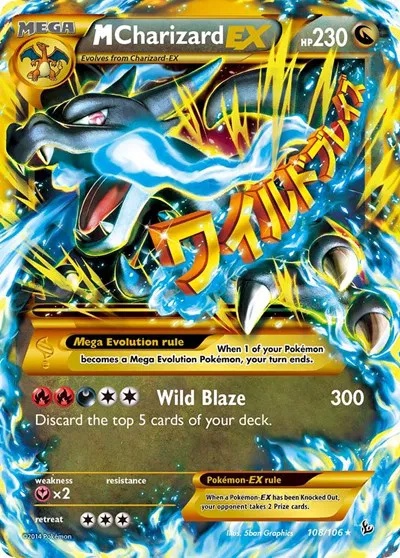 M Charizard EX 108/106
